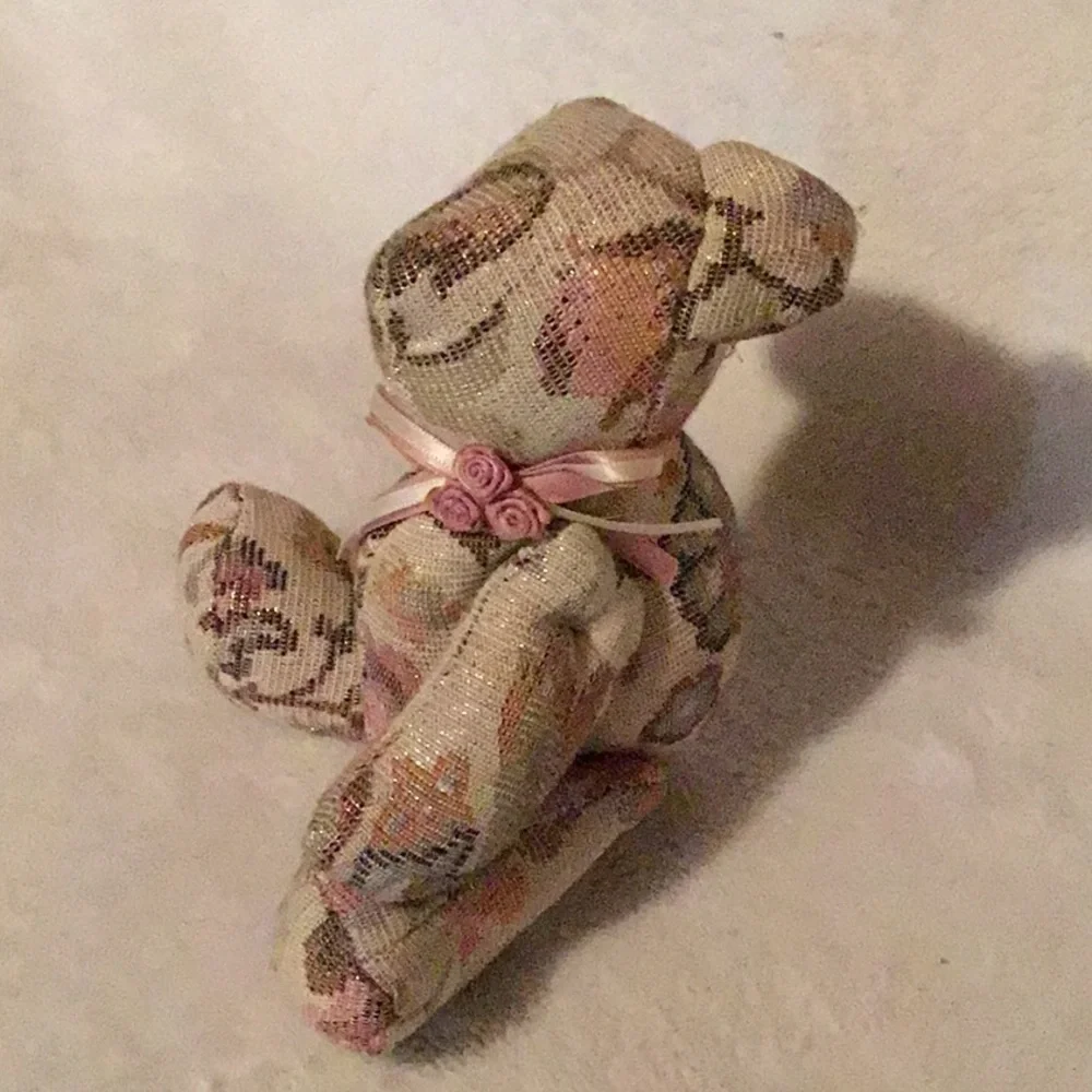 Jointed tapestry teddy